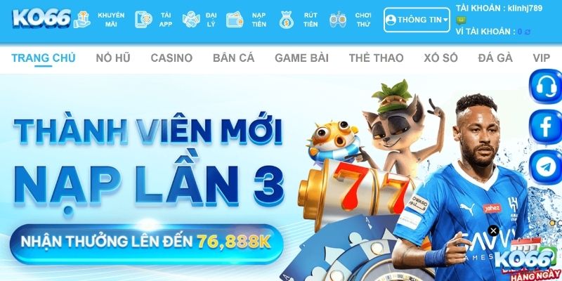 Chuyên mục game bài KO66 được nhiều khách hàng yêu thích