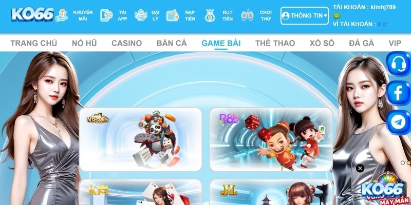 Chuyên mục live casino KO66 vô cùng ấn tượng